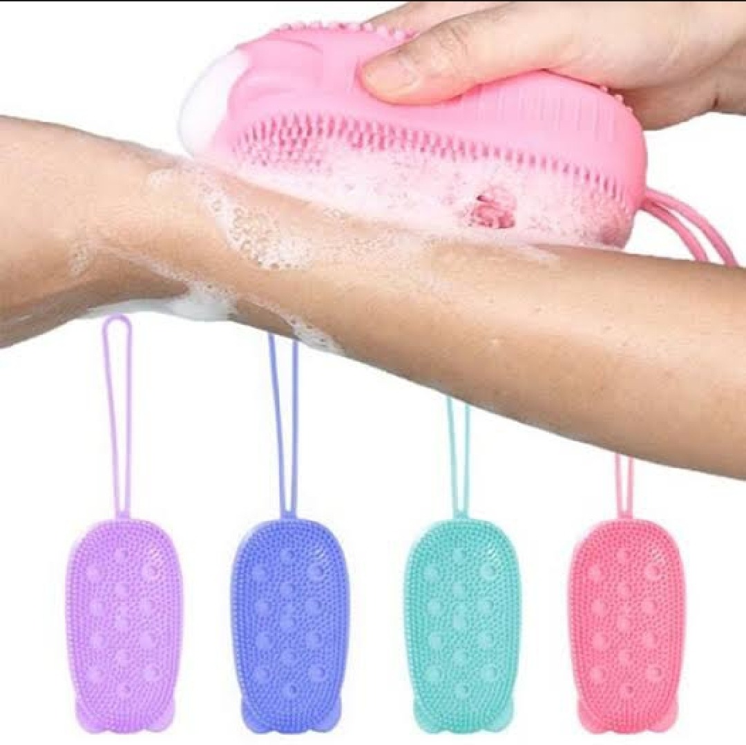 Silicone Bath Brush – Soft Body Scrubber for Gentle & Deep Cleansing